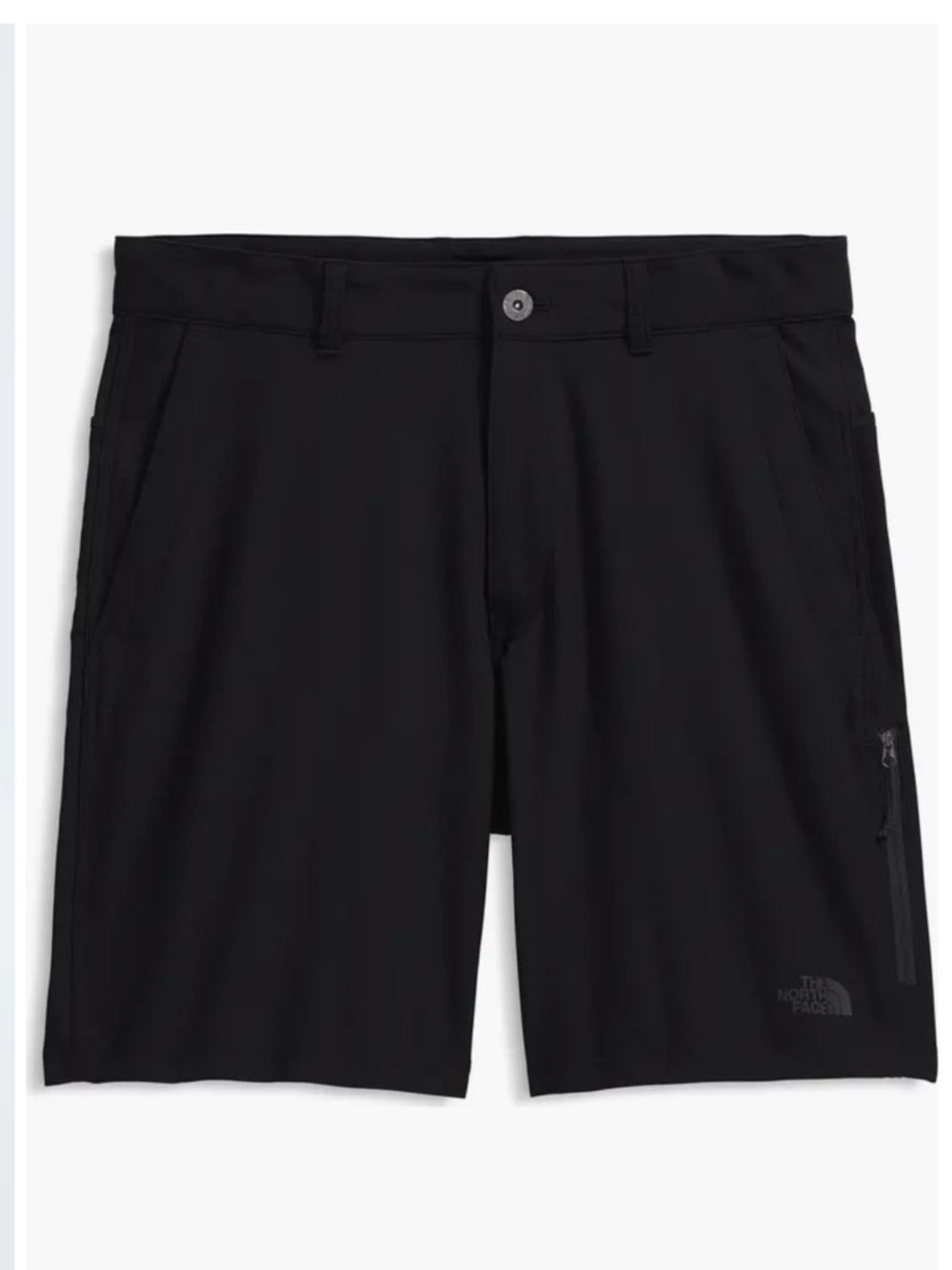 The North Face Men's Black Flat-Front Performance Shorts Sz 38